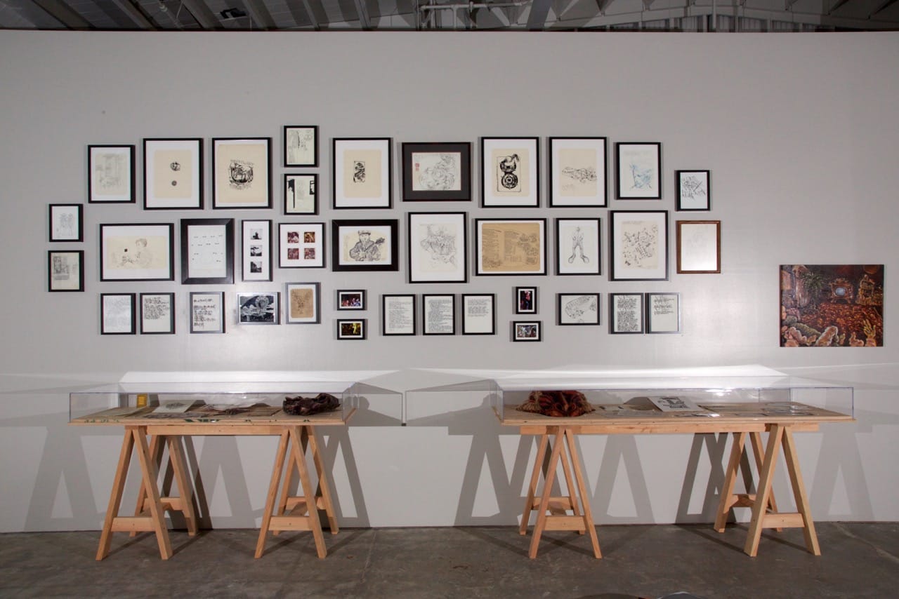 Installation view, 'Martin Wong: Painting Is Forbidden' at CCA Wattis Institute of Contemporary Arts