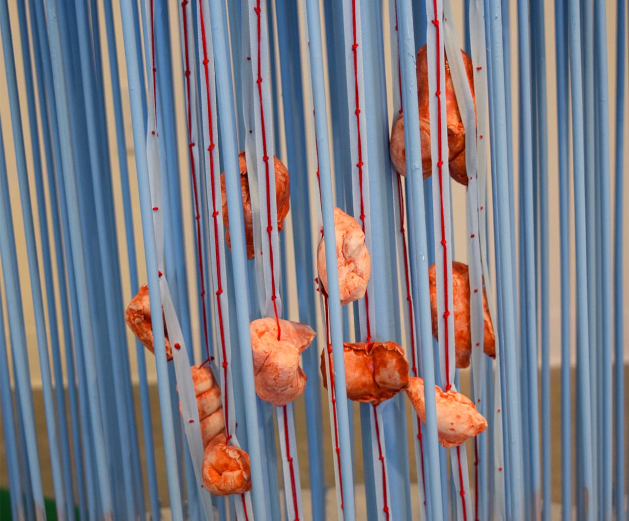 Detail of Jeannie Lynn Hulen, "Gibberish: Cloud" (2015)