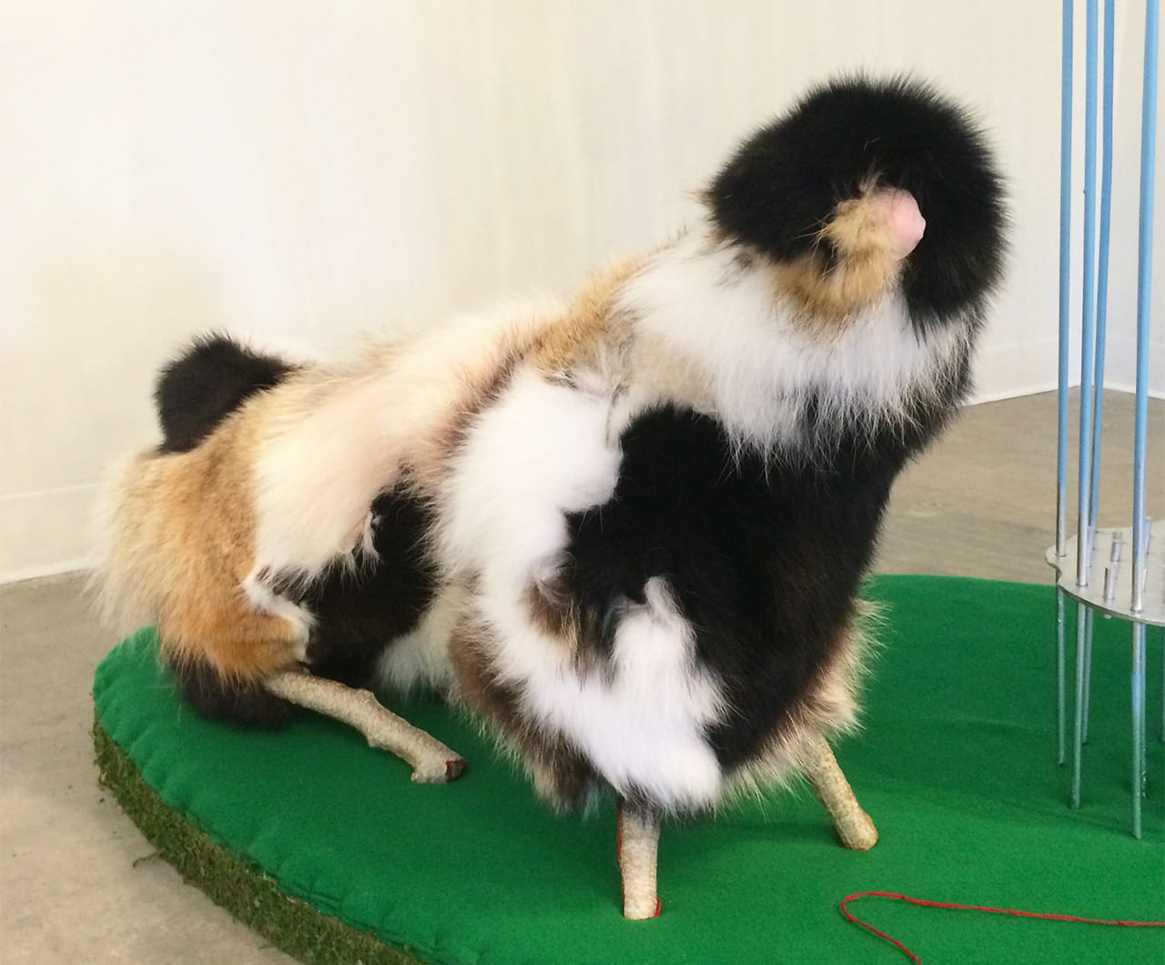 Detail of Jeannie Lynn Hulen, "Gibberish: Fauna" (2015)