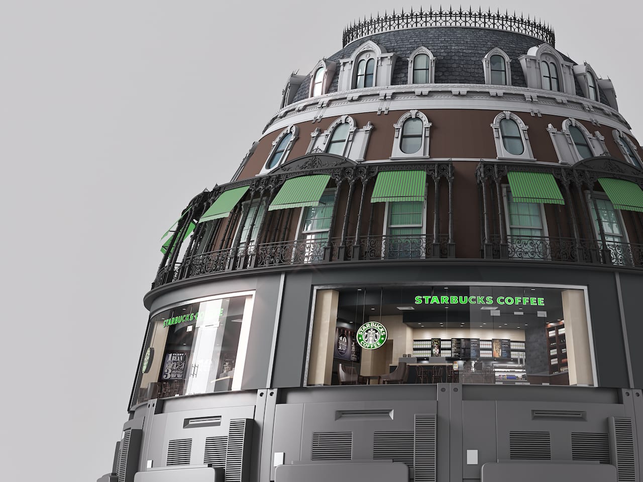 Detail of Jonathan Monaghan, "French Second Empire" (2014), inkjet print Hahnemühle photo luster mounted on dibond, 57 x 43 in (courtesy bitforms gallery, New York)