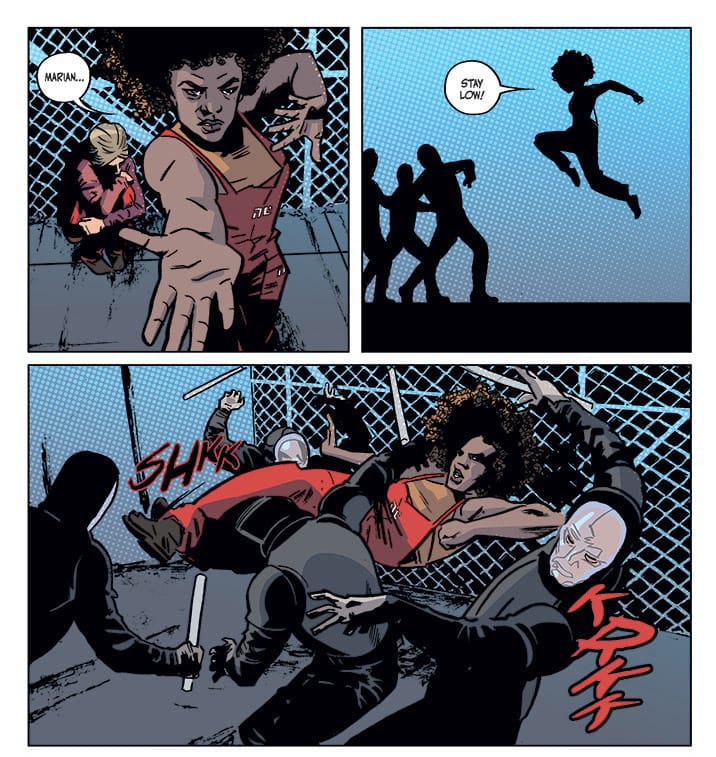 Meet Kamau Kogo. Don't piss her off. From Kelly Sue DeConnick's 'Bitch Planet #1'