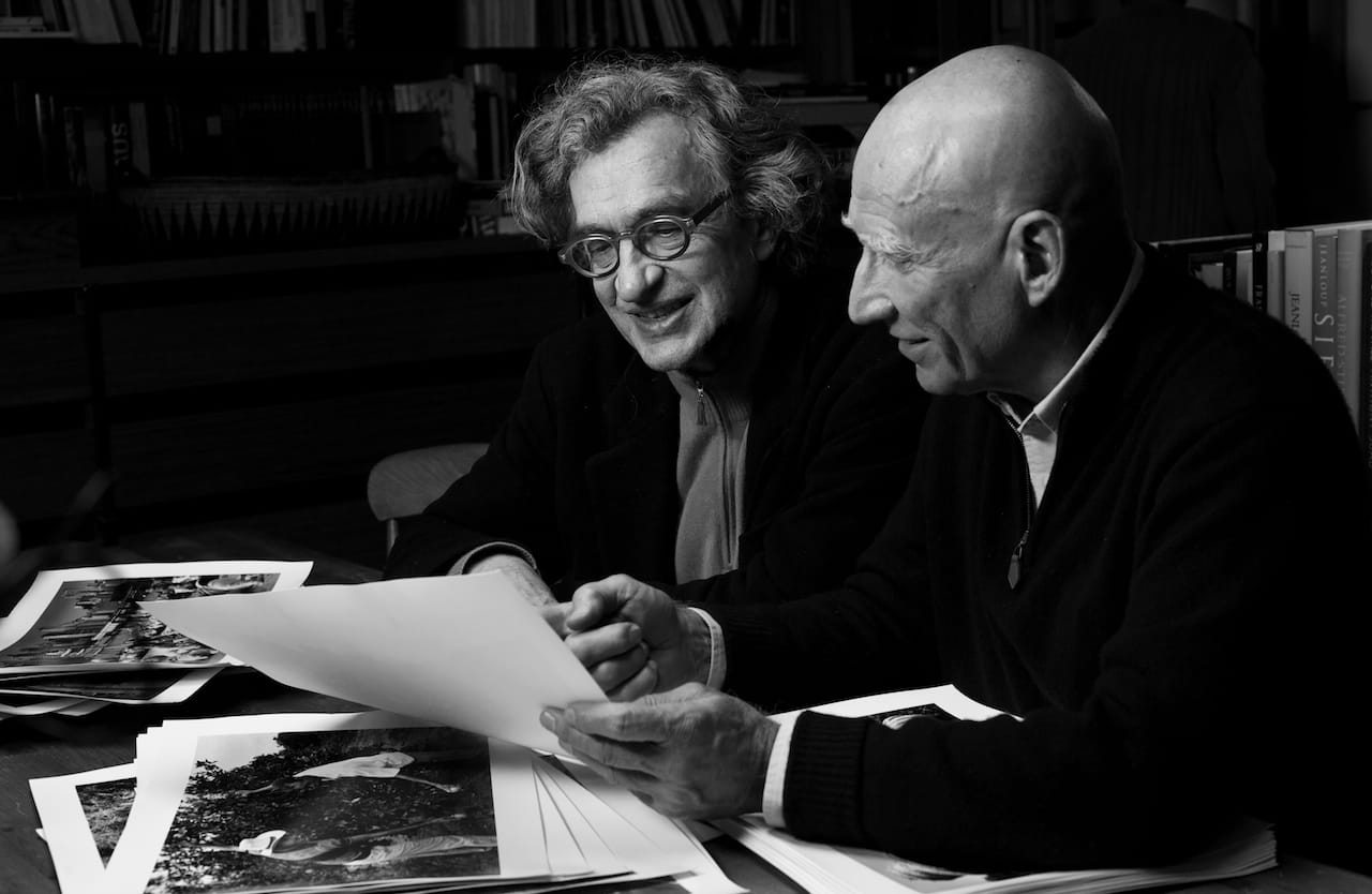 Left to right: Director Wim Wenders and Sebastião Salgado. Photo courtesy of © Sebastião Salgado/ Amazonas Images/ Sony Pictures Classics