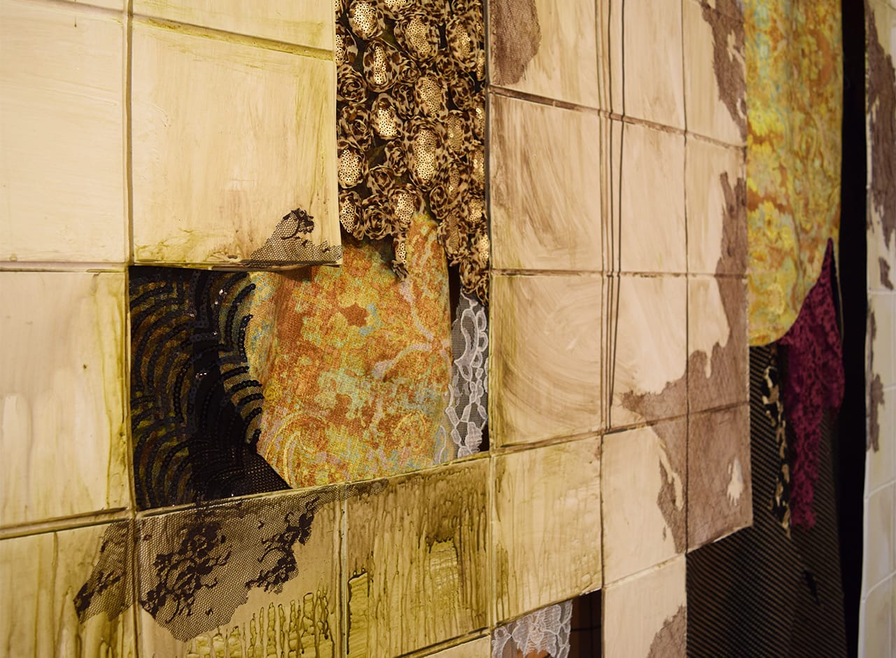 Detail of Lina Puerta, "Cascara (Peel)" (2014)