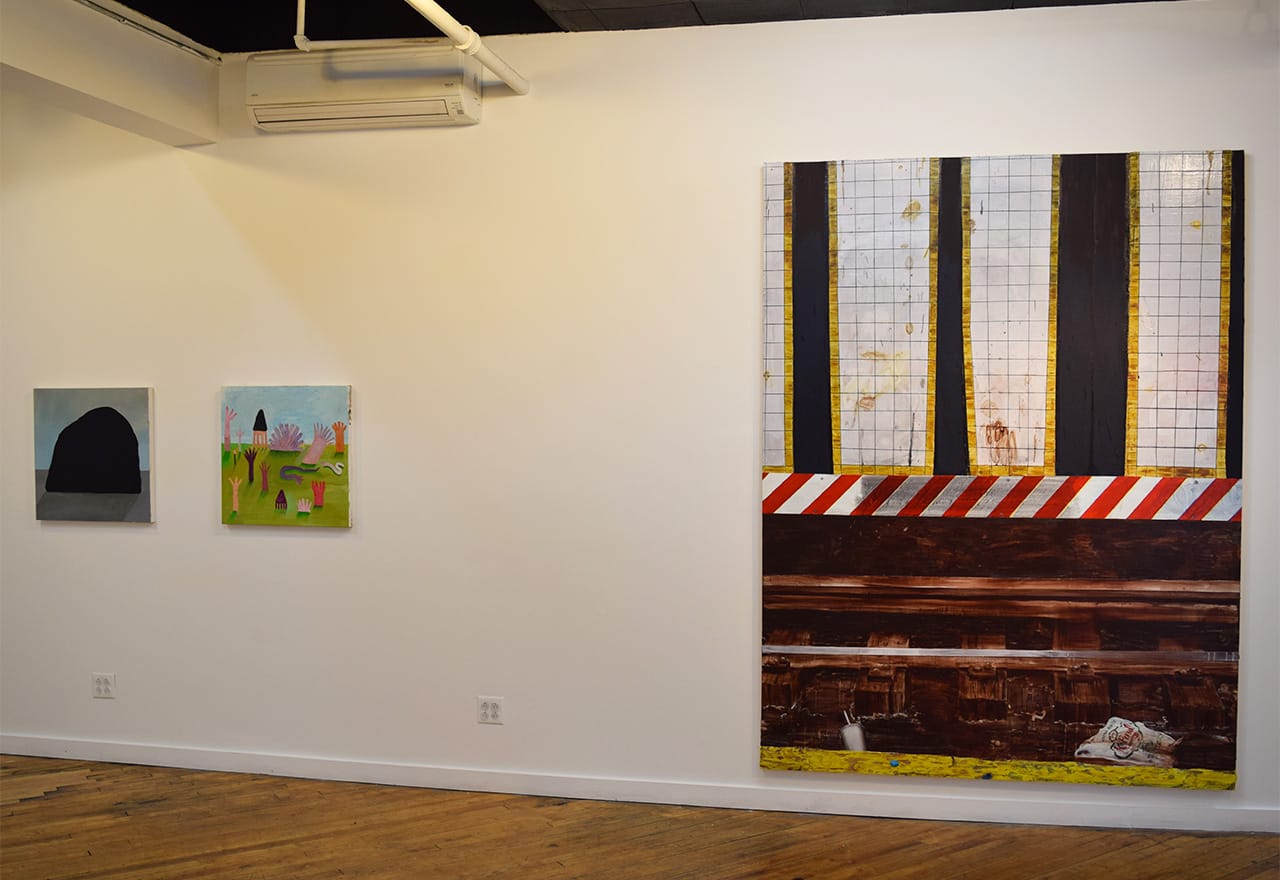Installation view of 'Long Story Short' at Trestle Gallery