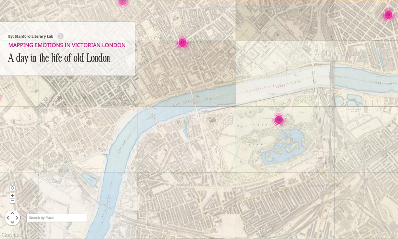 Pins from "A Day in the Life of Old London" on Mapping Emotions in Victorian London