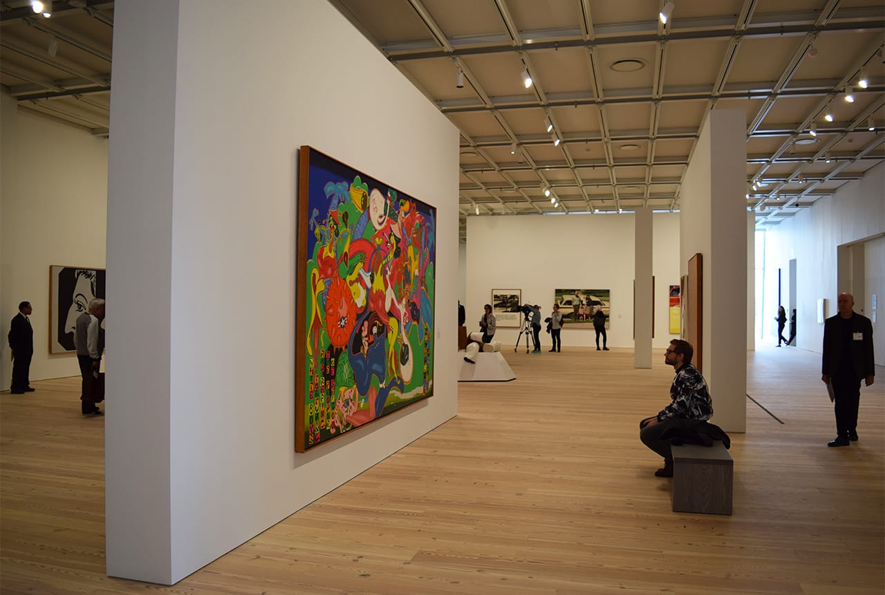 The wide open floorplans allow for a variety of gallery and wall configurations