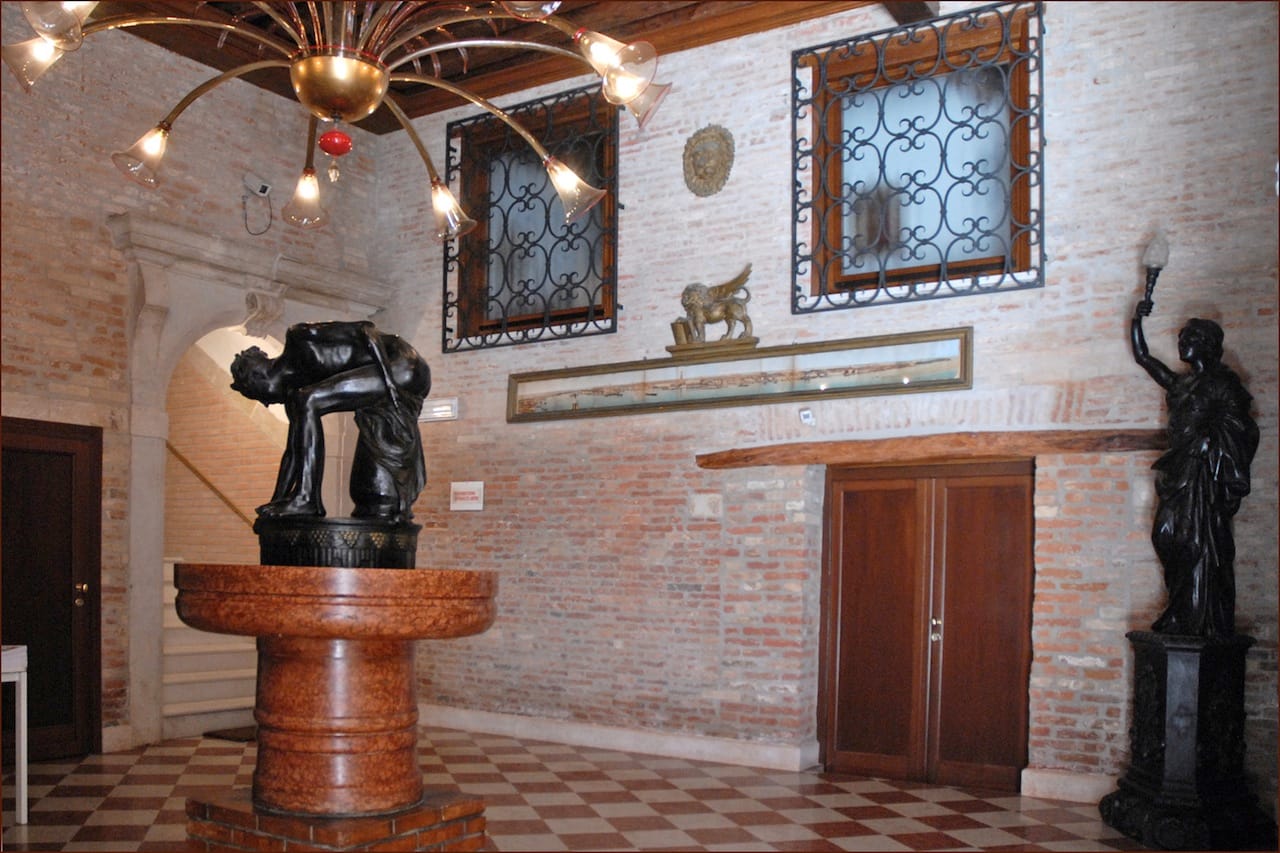 The entrance of the Palazzo Bollani during the 53rd Venice Biennale. It was also the venue for Costa Rica's cancelled pavilion this year. 