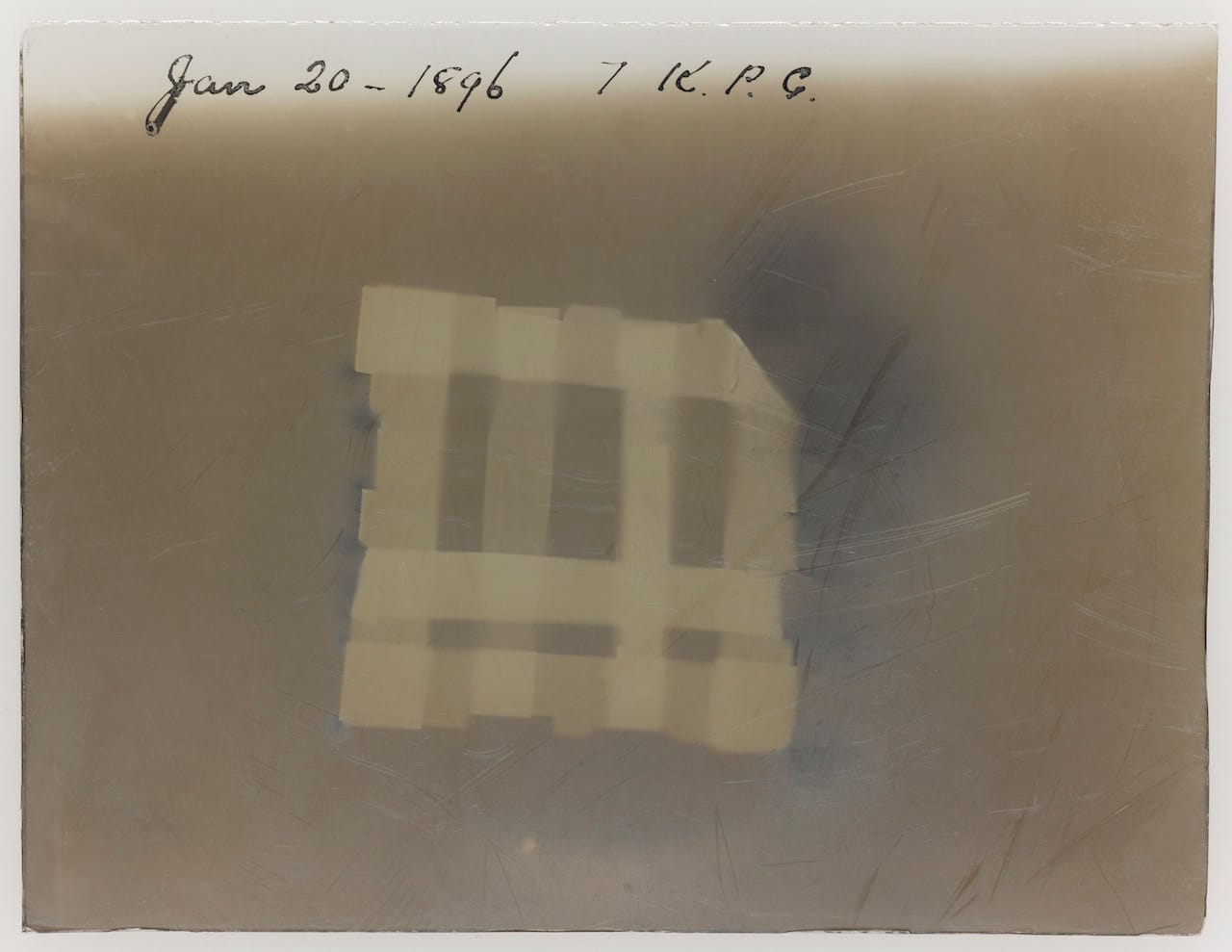 Glass Plate X-Ray Negative, 1896, Sir William Crookes © Science Museum / SSPL