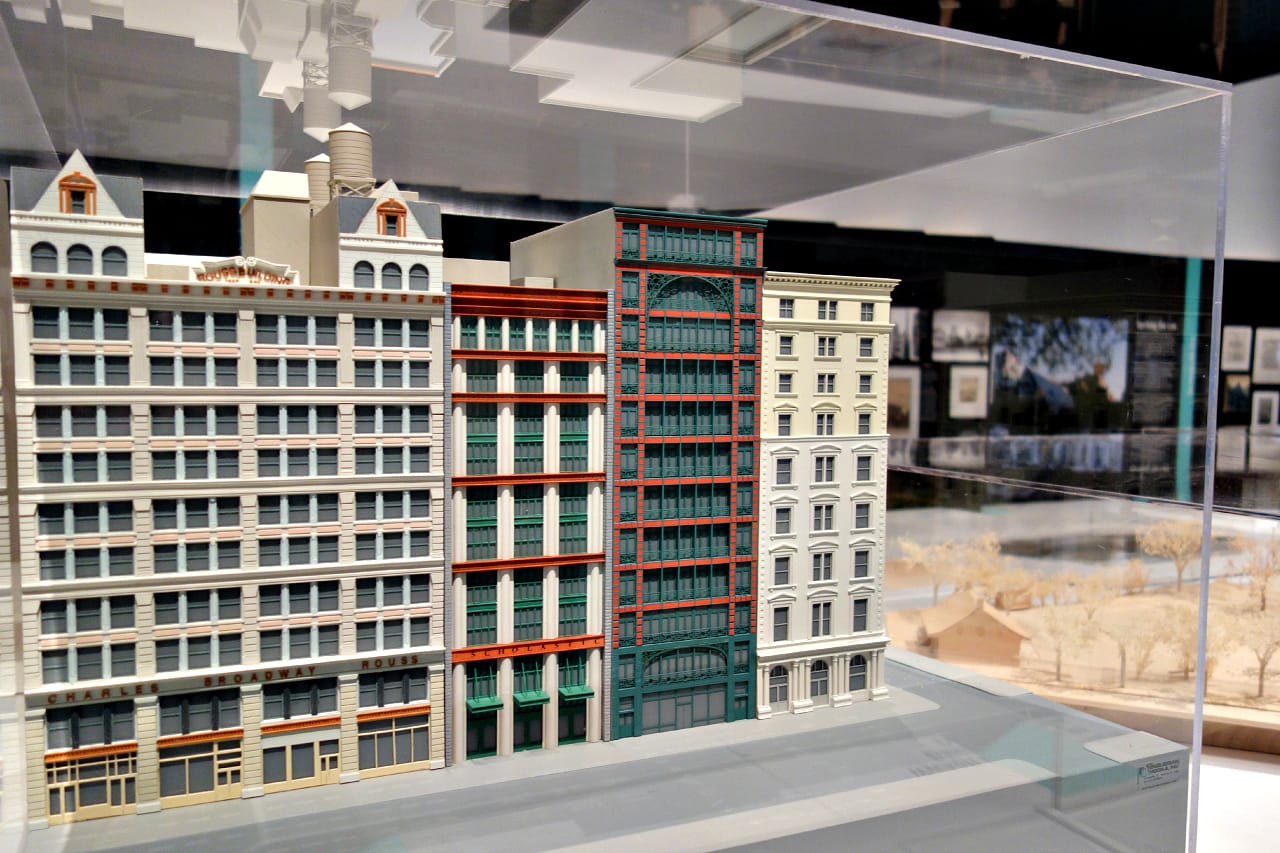 Model of the Scholastic Building in the Soho Cast Iron Historic District