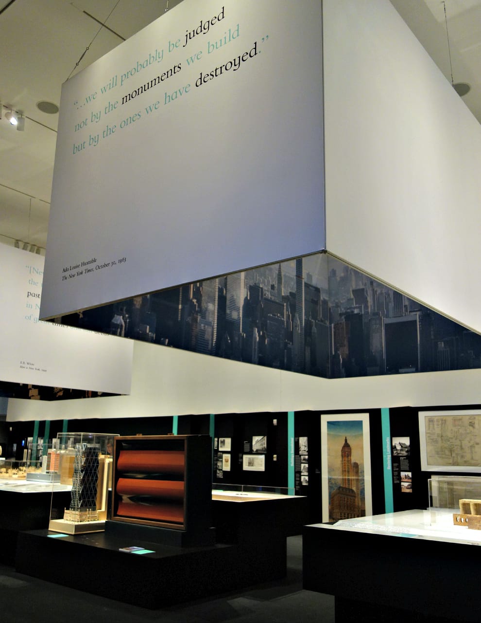 Installation view of 'Saving Place'