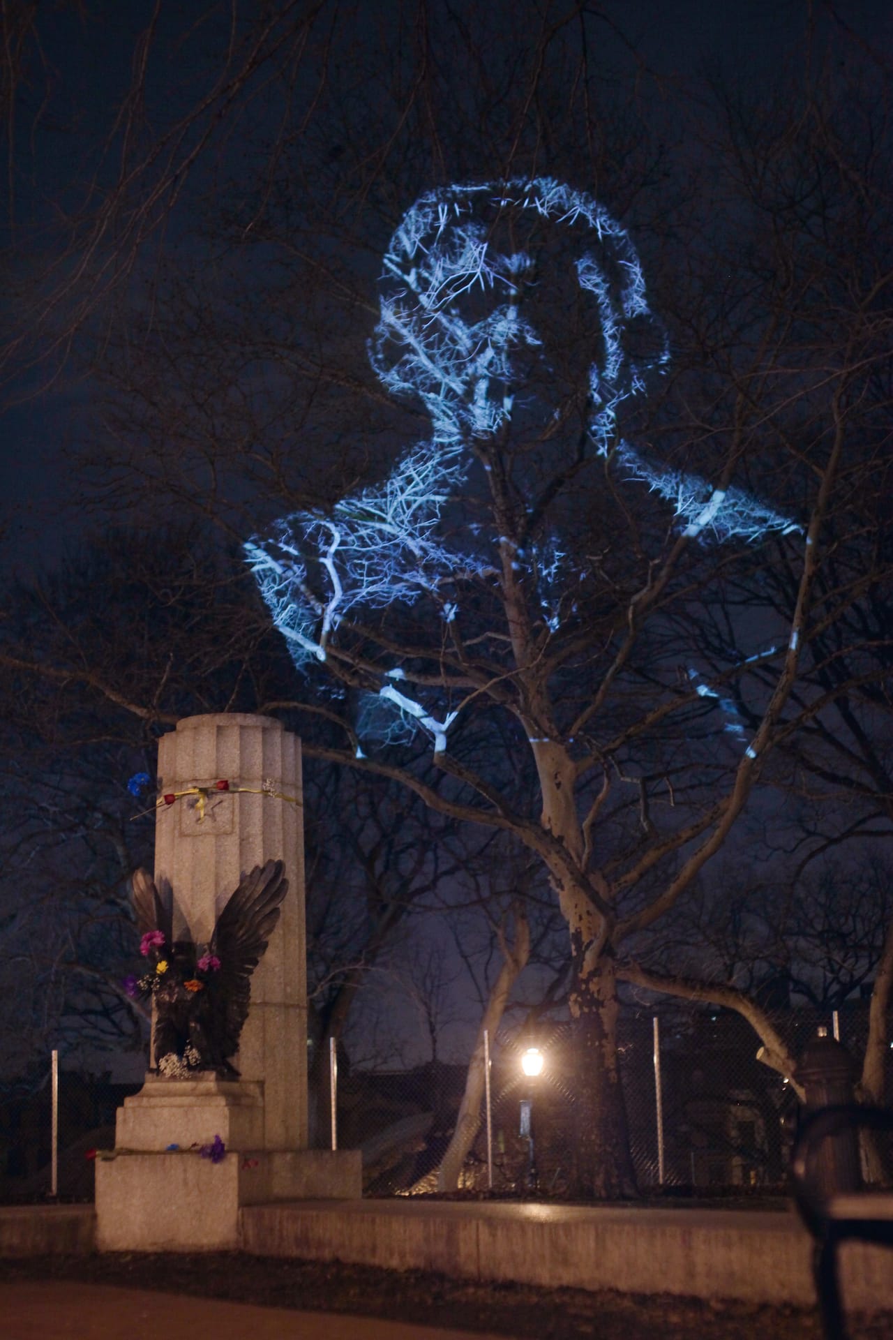 The Illuminator Art Collective's "The Ghost of Edward Snowden"