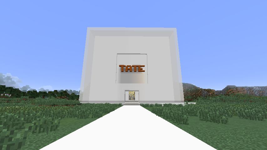 The Tate in Minecraft (all images courtesy The Tate)