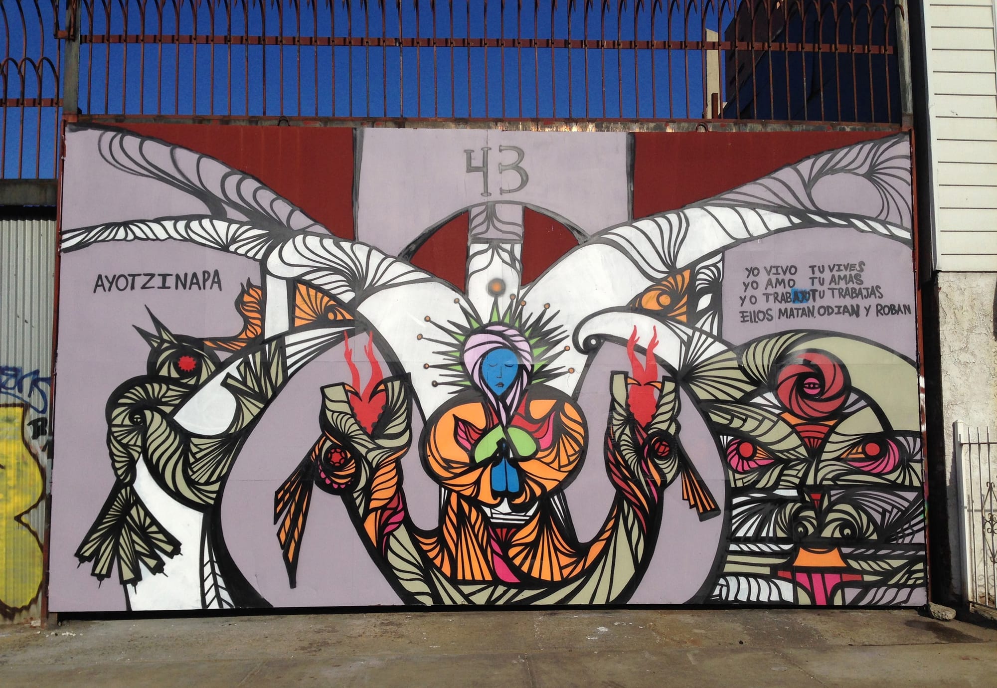 Tribute to the Disappeared_Laura Andreson-Barbata_Mural Bushwick Brooklyn