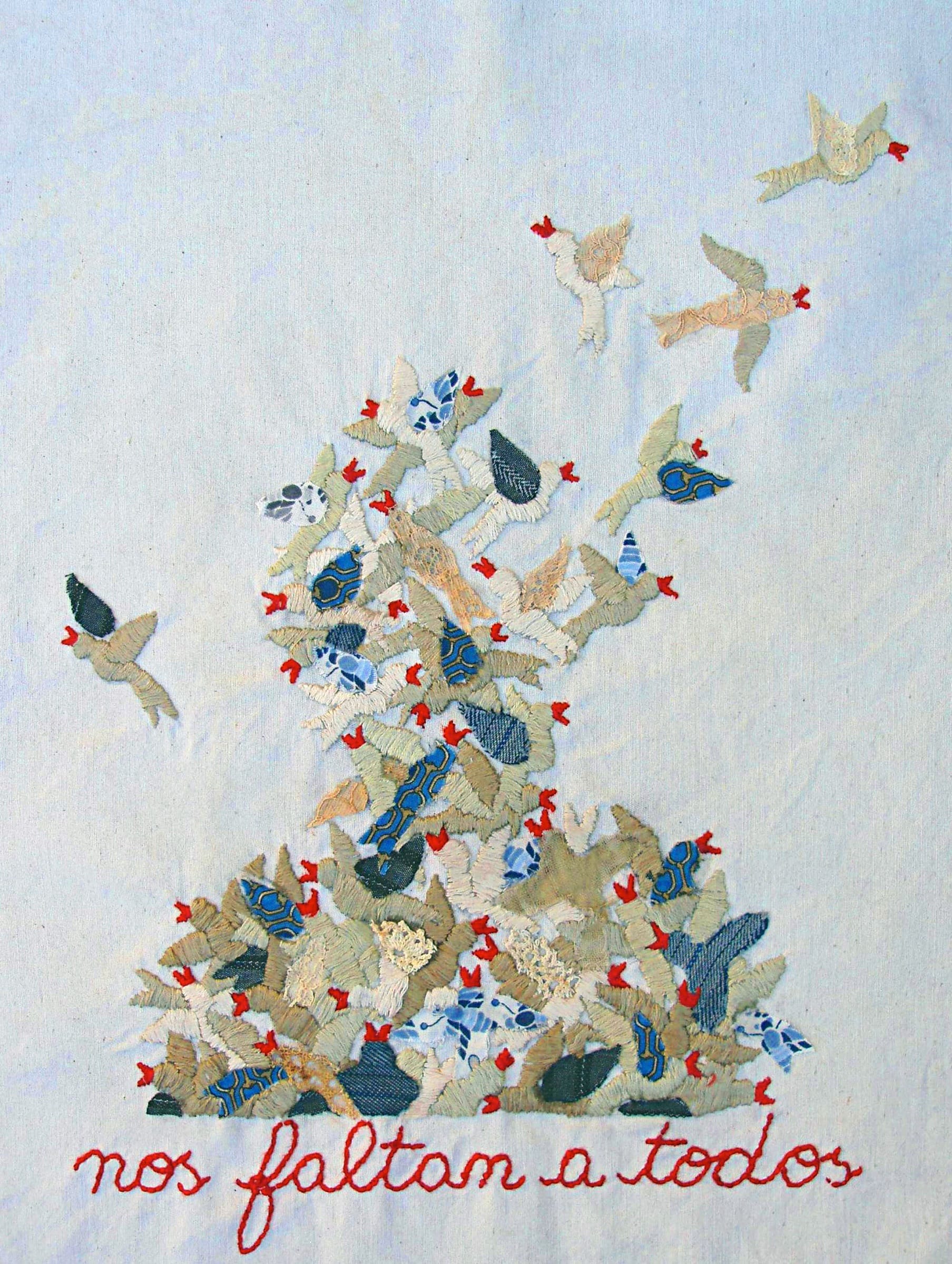 Tribute to the Disappeared_Vivian Debicki_Los Desaparecidos nos Faltan a Todos_Embroidery_Argentina