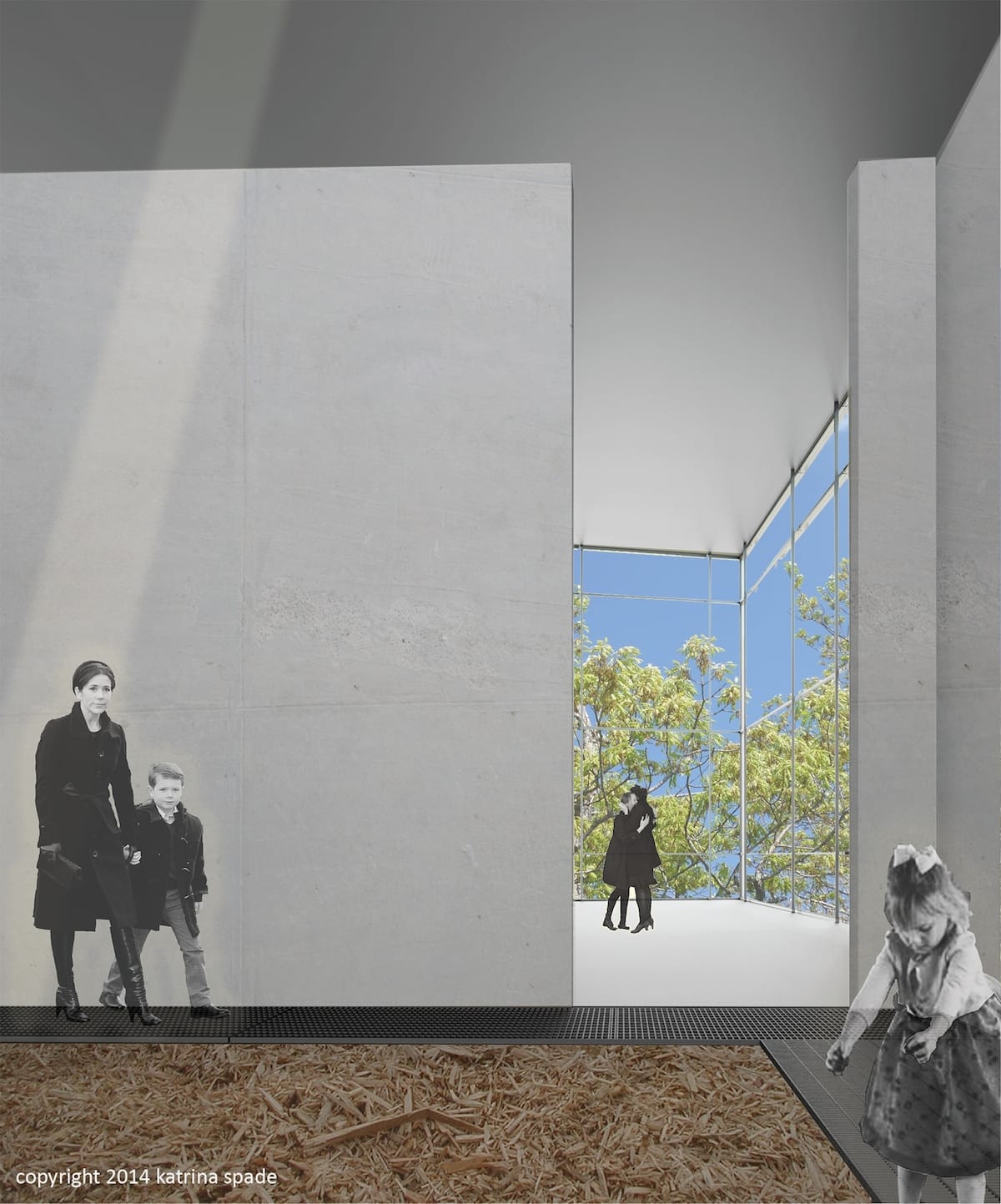 Rendering for the Urban Death Project (courtesy Katrina Spade)