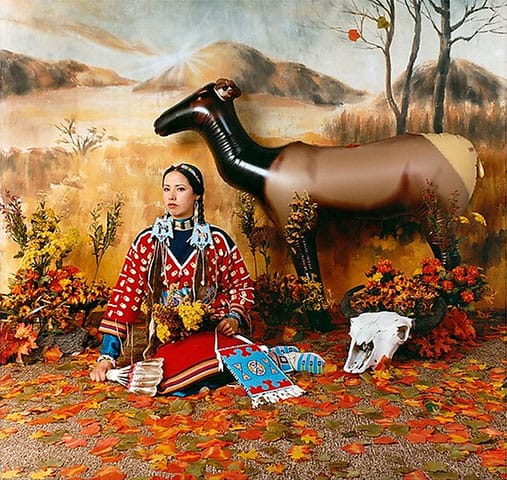 "Four Season (Fall)", Wendy Red Star, Crow, (2006)