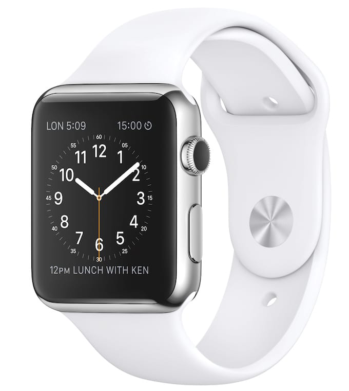 The Apple Watch (courtesy Apple)