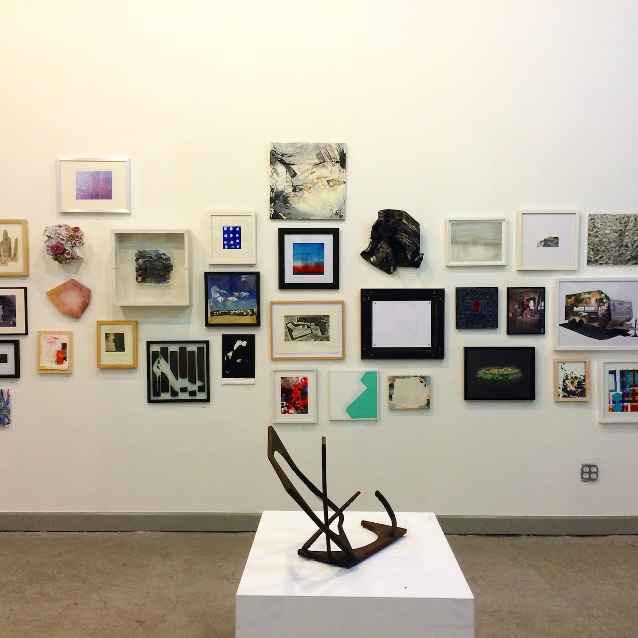 Installation view of 'Making History' at Storefront Ten Eyck (photo courtesy Arts in Bushwick)