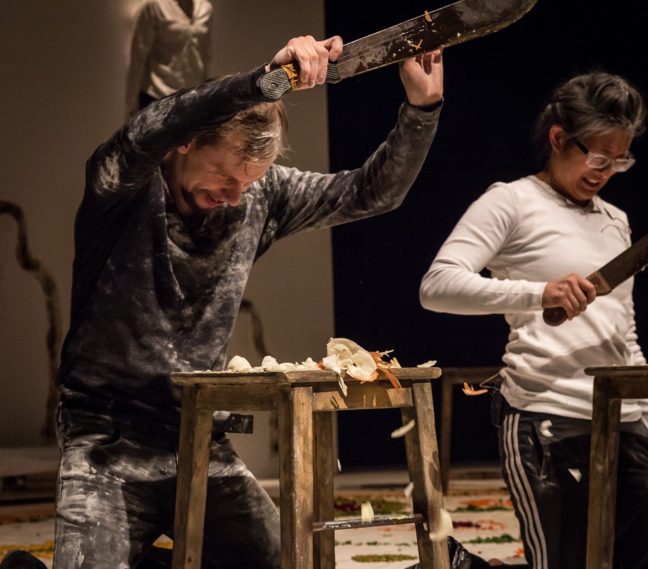 Belarus Free Theatre's 'Trash Cuisine' at La MaMa (image courtesy Belarus Free Theatre​) (click to enlarge)