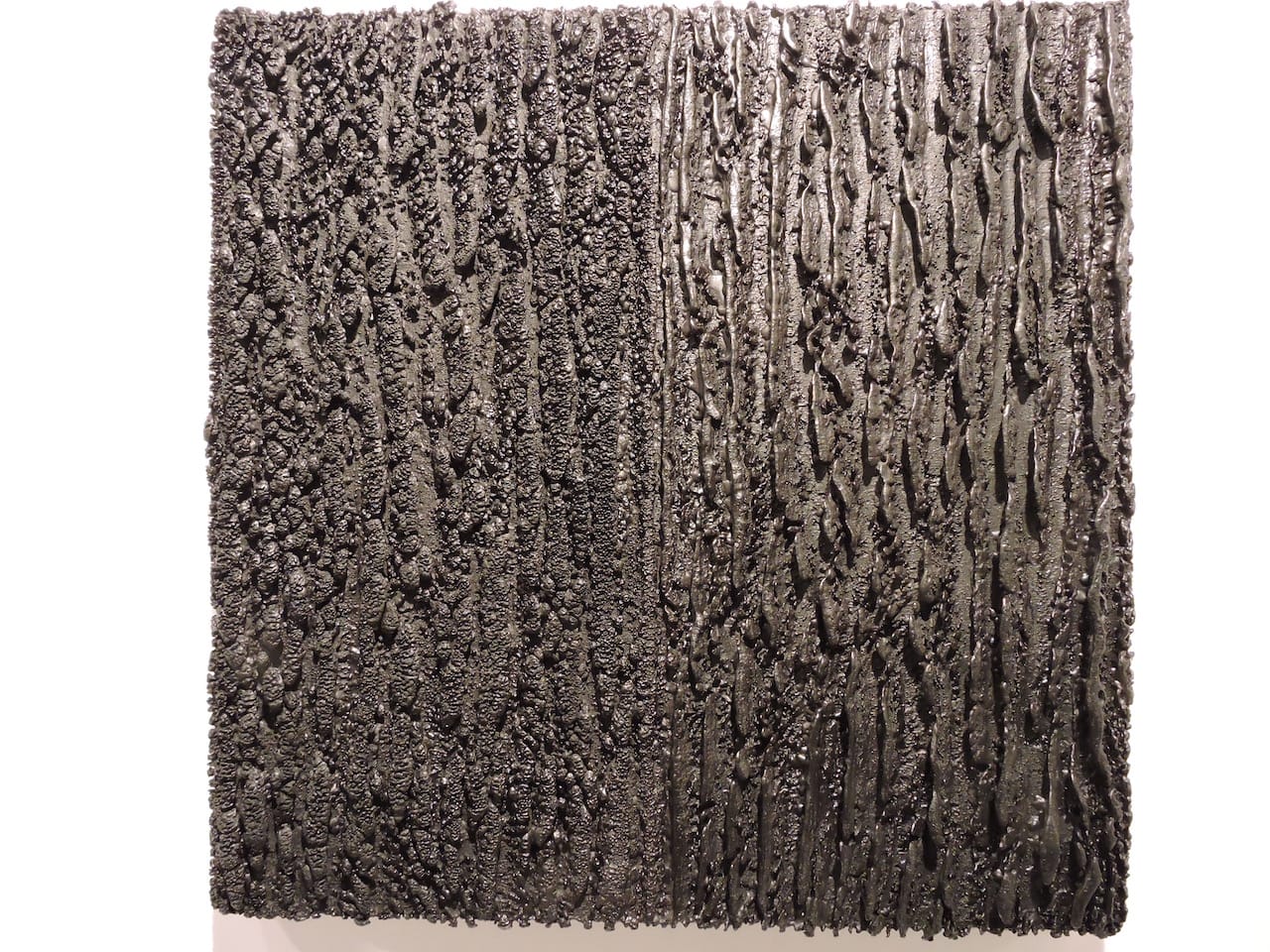 Artist Unknown, Black Abstraction (photo by author) 