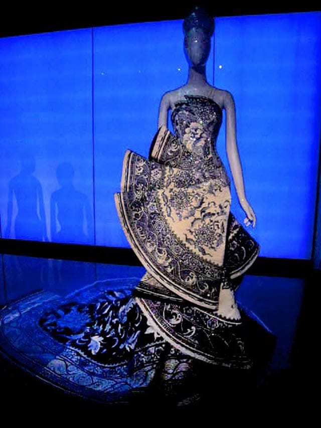 Guo Pei, silk and satin evening gown, 2010, photo by Ellen Pearlman
