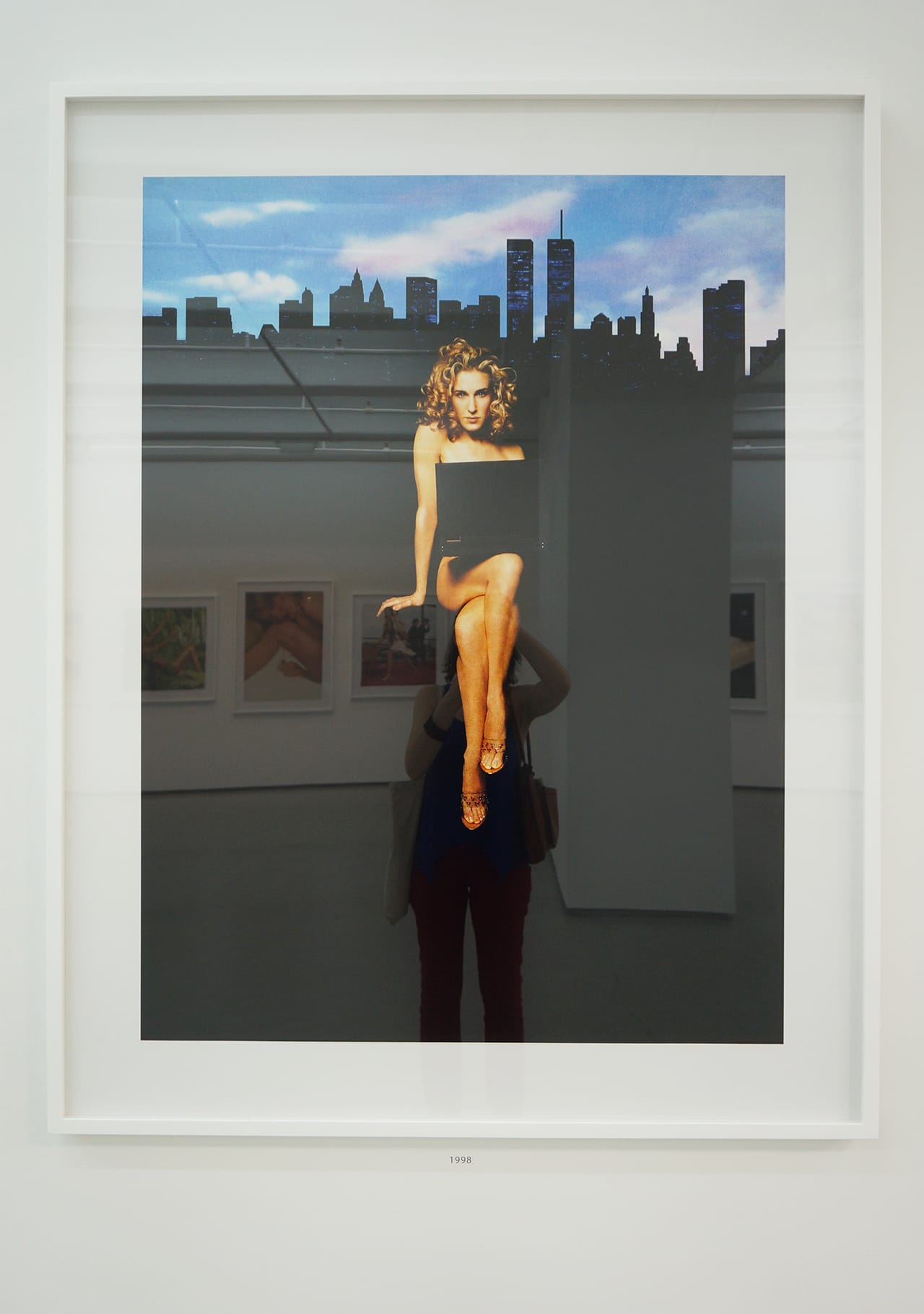 Hank Willis Thomas, "When I'm good, I'm very good, but when I'm bad, I'm better, 1998/2015" (2015), digital chromogenic print, 51 1/8 x 40 in (paper size), 52 x 40 15/16 x 1 3/4 in