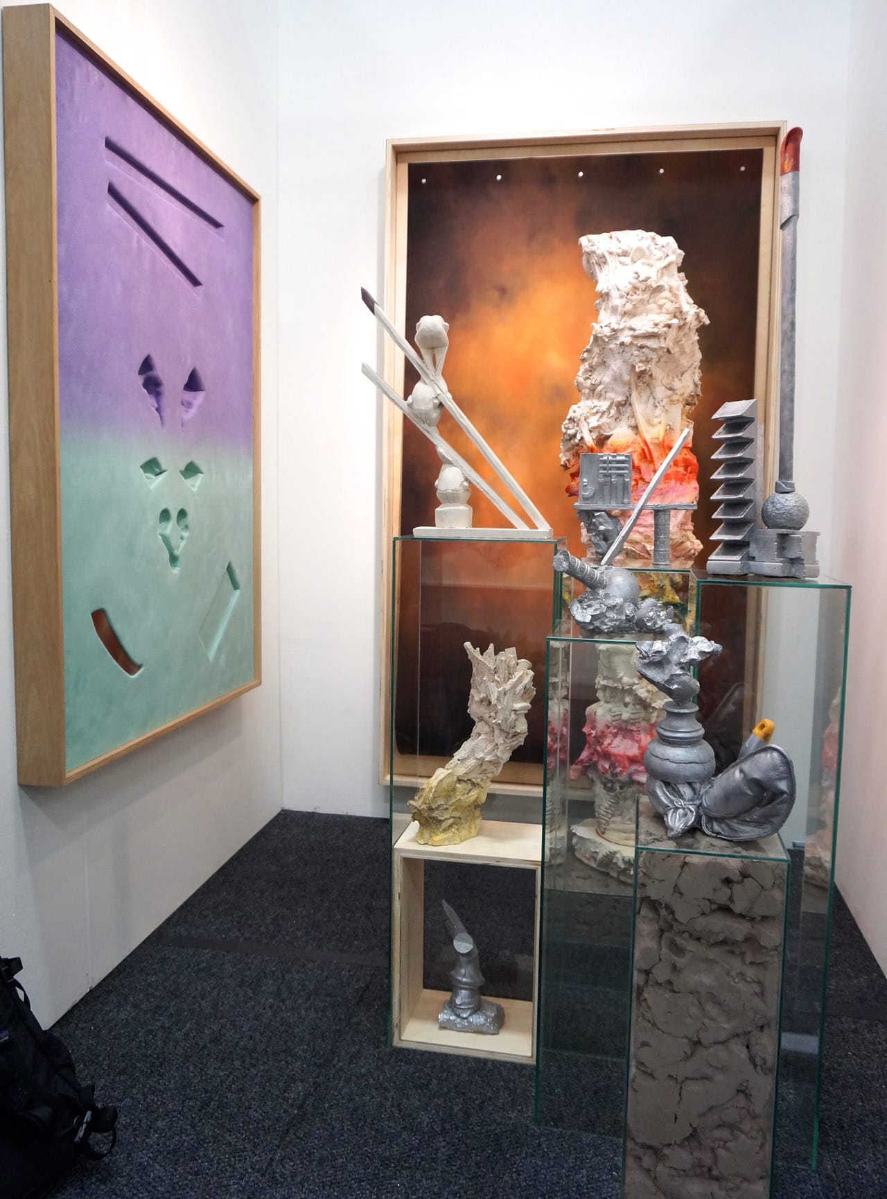 Anders Hollen's installation in the helper + LYNX Projects booth