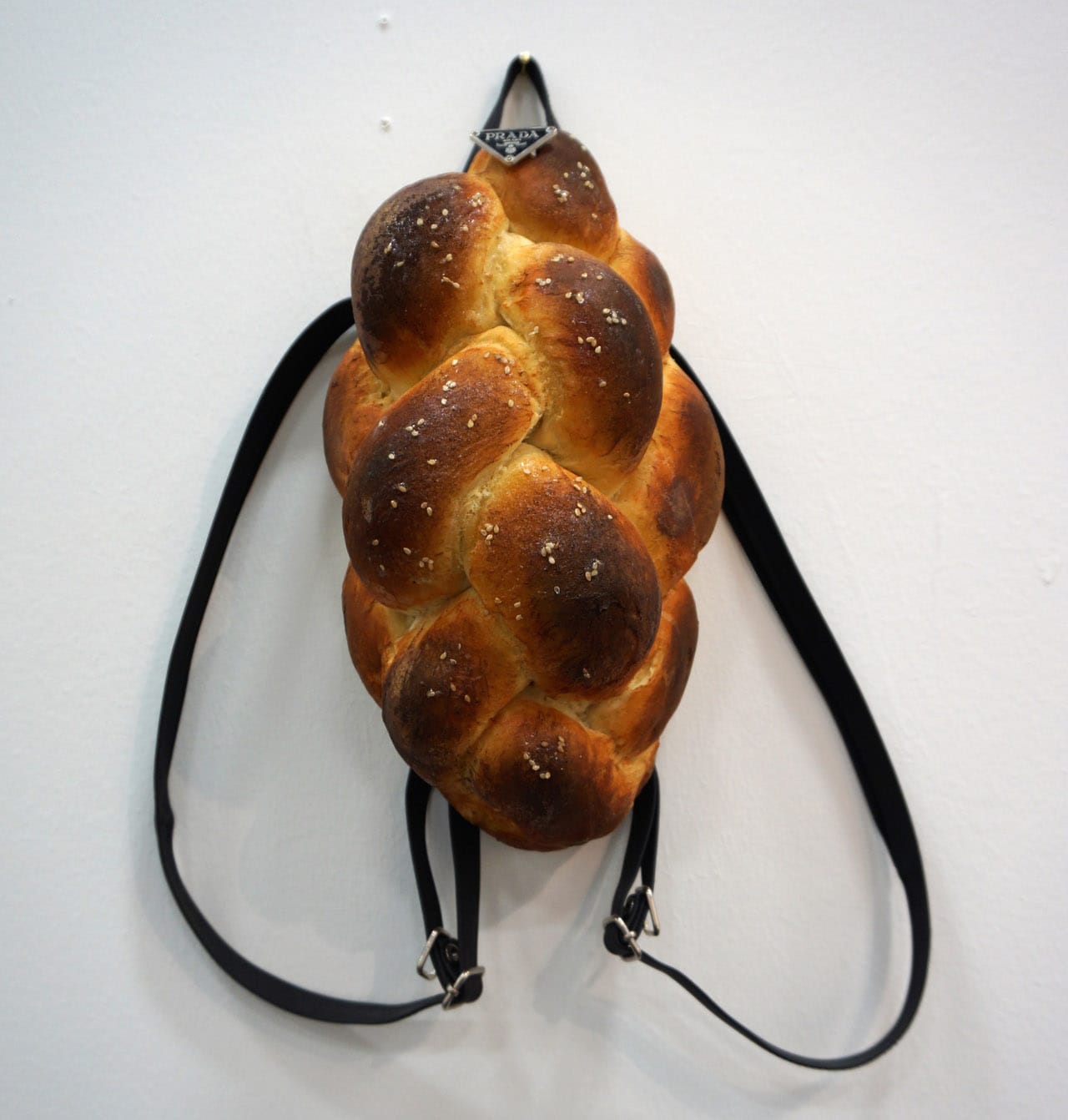 Chloe Wise, "Ain't No Challah Back (Pack) Girl" (2015), at the booth of Galerie Division