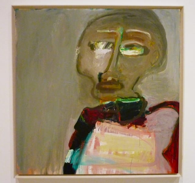 Eva Hesse, "Untitled" (1960) (photo by the author for Hyperallergic)