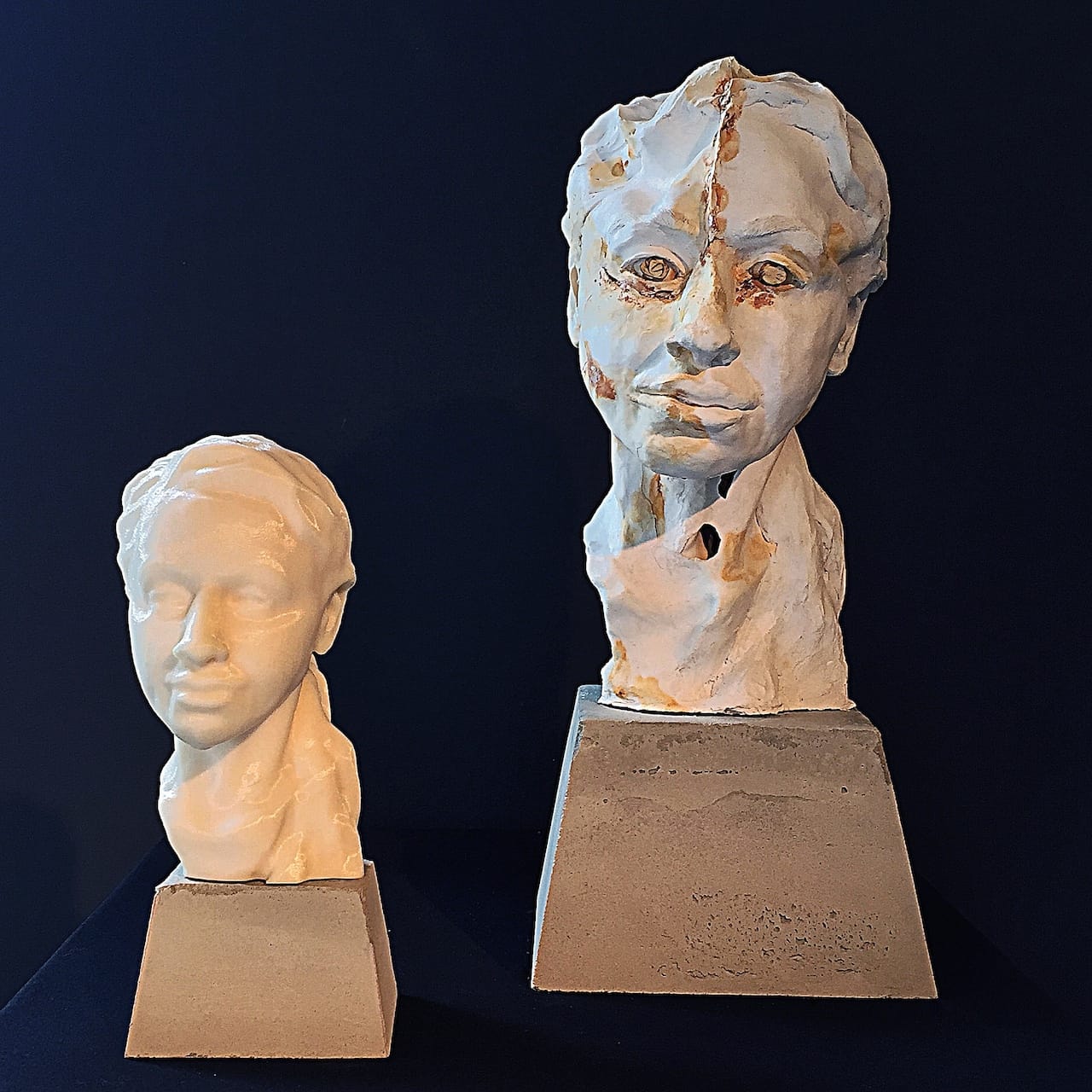 Sculptures of the unidentified crime victim by Stefania Panepinto (2015) (all images courtesy the artist)