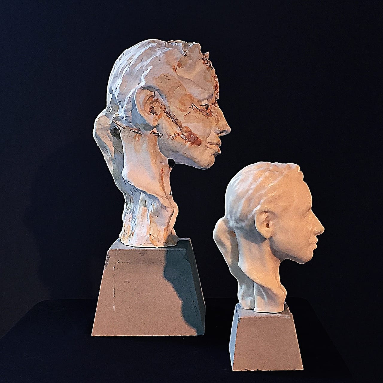 Panepinto's in-progress sculpture of the then-unidentified victim from the Forensic Sculpture Workshop