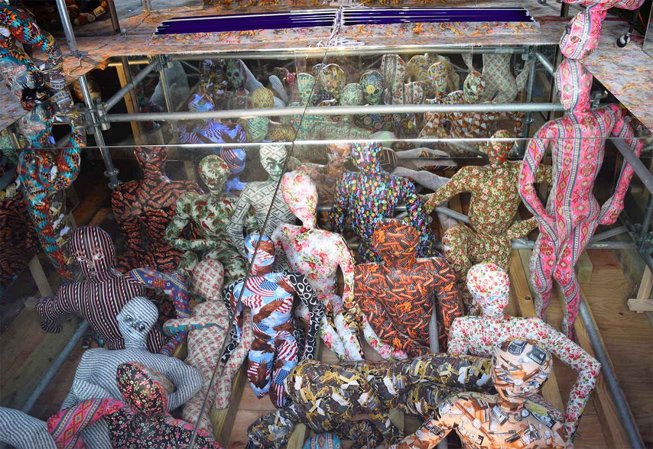 Inside Samara Golden's "Always smile at the mask of hate for it covers a sad face" (2015)