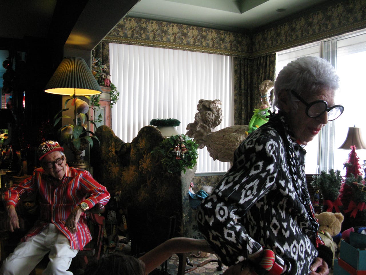 Carl and Iris Apfel in 'Iris,' a Magnolia Pictures release (image courtesy Magnolia Pictures)