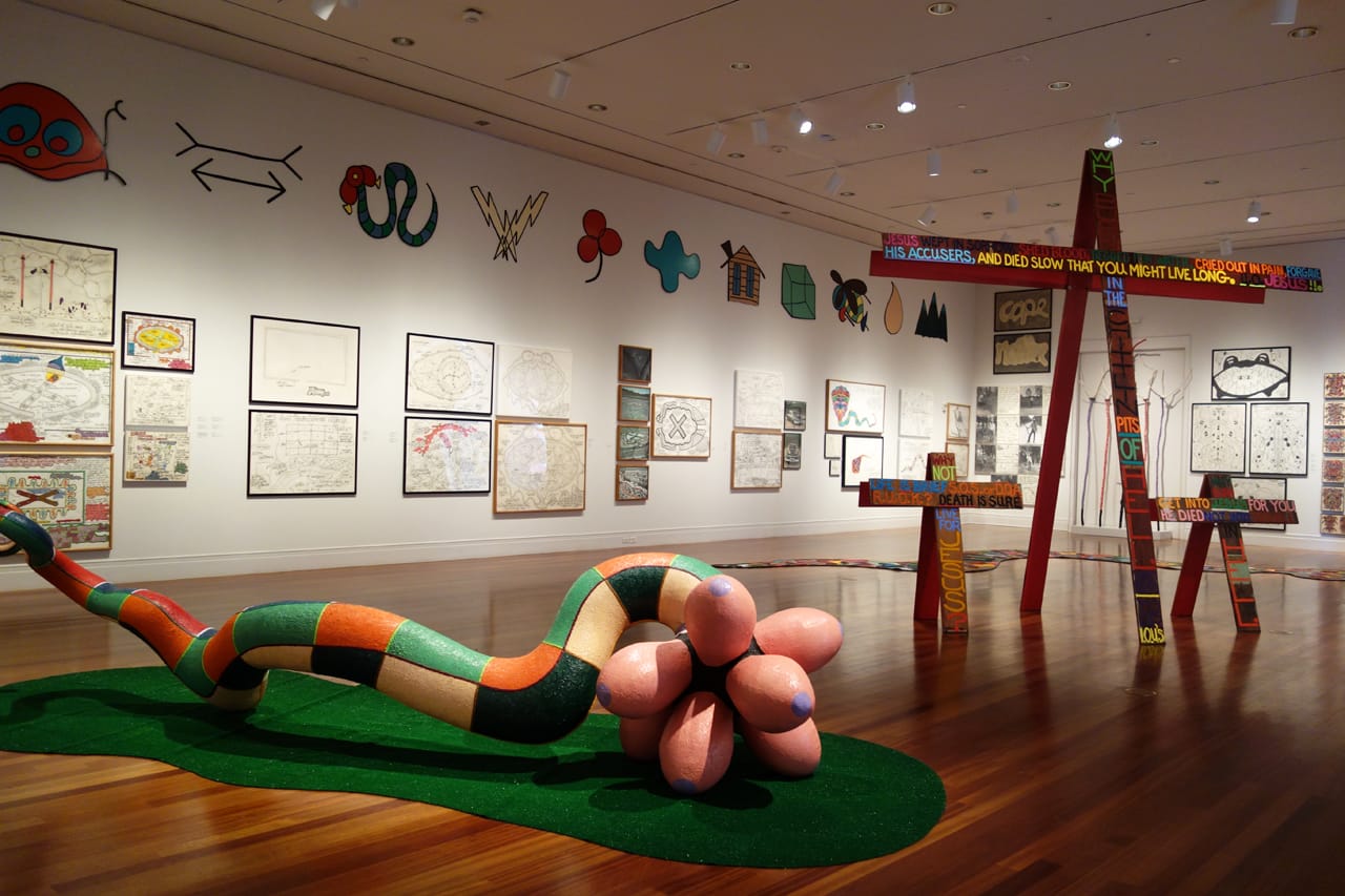 Installation view of 'Jim Roche: Cultural Mechanic'