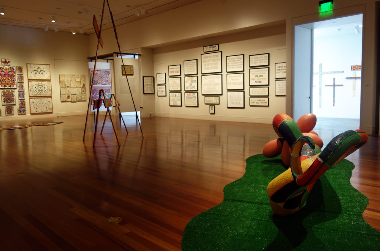 Installation view of 'Jim Roche: Cultural Mechanic'