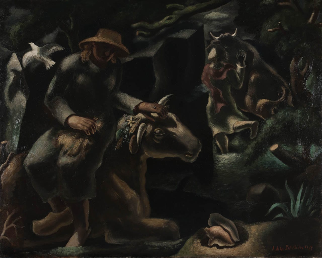 “L'Enlèvement d'Europe au coquillage” (1927) ©  Ville de Nantes - Musées des Beaux-arts © P Betton