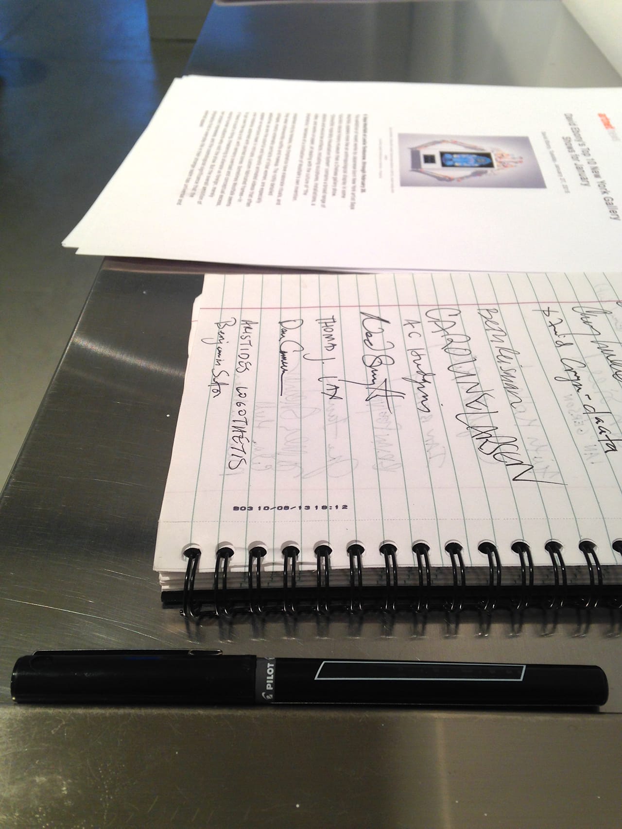 Pen at Leslie Tonkonow Gallery