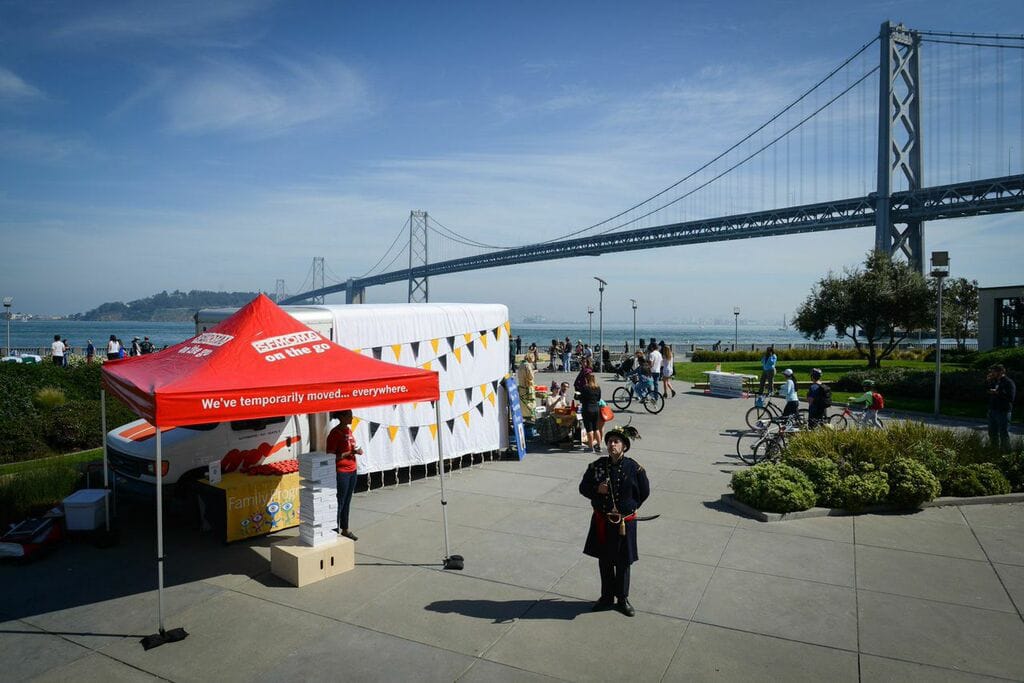 Lost Horizon Night Market at a daytime collaboration with SFMOMA in San Francisco (photo by Charles Villyard)