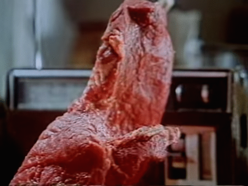 Sequence from Jan Švankmajer's "Meat Love" (1989) (gif by the author)