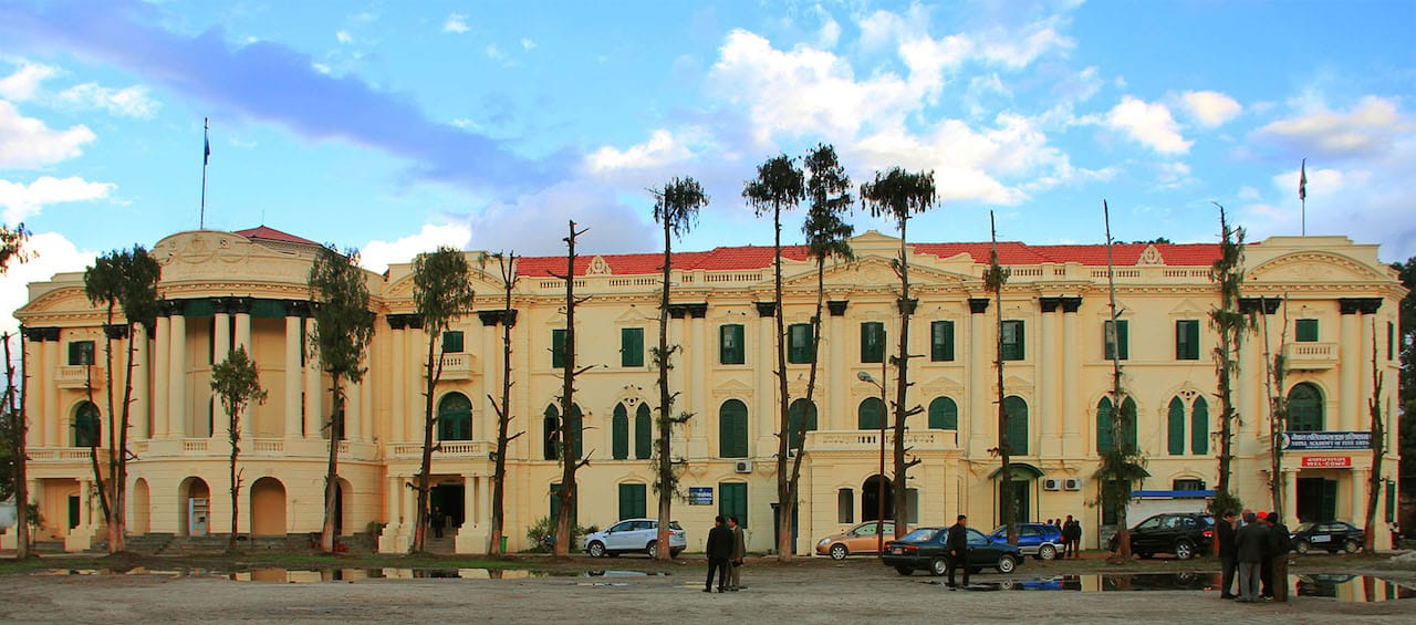 The Nepal Fine Arts Academy building before the recent earthquake (photo courtesy the Nepal Fine Arts Academy, via Facebook)
