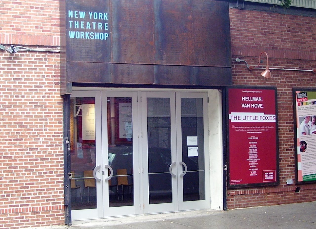 Entrance to the New York Theater Workshop, the new venue for “Playwrights for a Cause." "NYTW entrance" (Photo via Wikimedia)