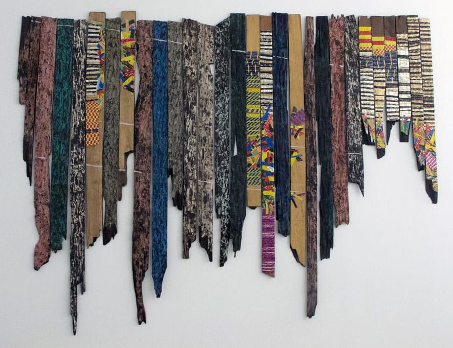 "Commercial Avenue" (2014) (photo by the author for Hyperallergic)