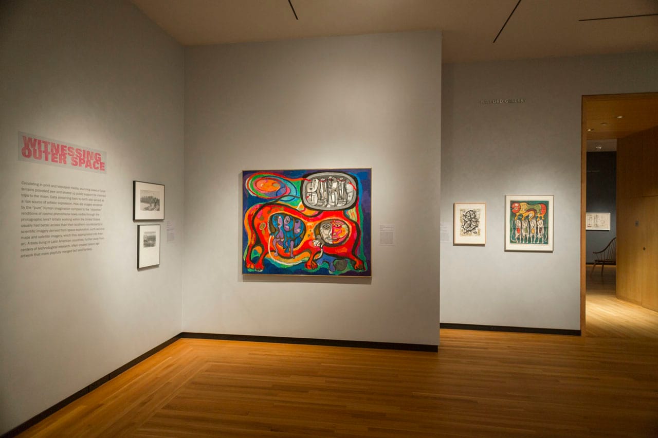 'Past Futures: Science Fiction, Space Travel, and Postwar Art of the Americas' at the Bowdoin College Museum of Art (photo by Dennis and Diana Griggs)