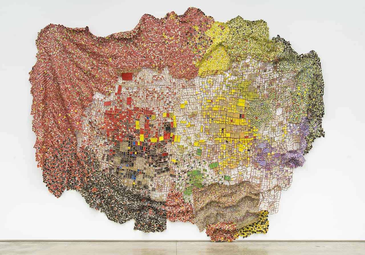 El Anatsui's “They Saw us Through Puffs of Smoke” (2011) 