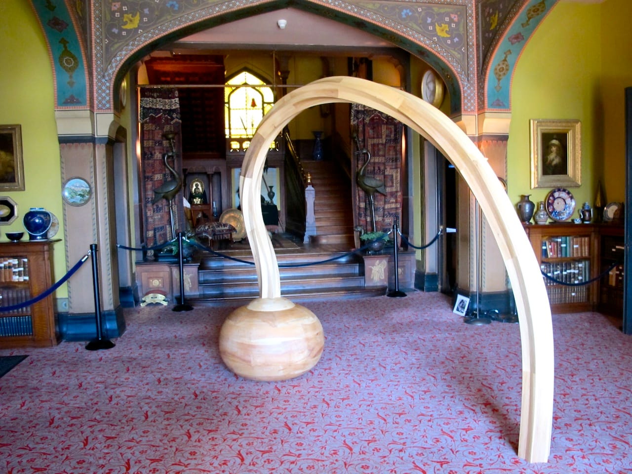 Martin Puryear, "Question" (2010), tulip poplar, pine, and ash, 90 x 109 1/4 x 34 1/2 in