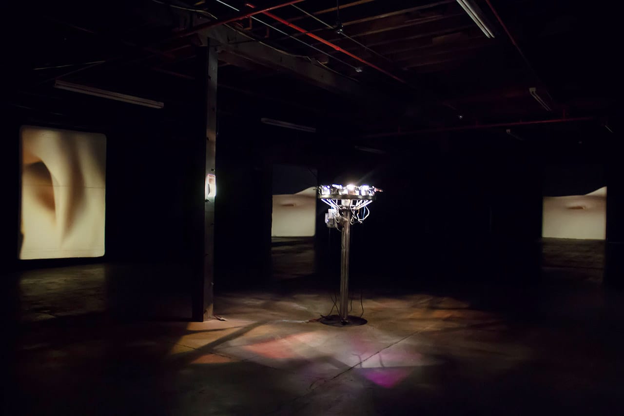 Installation view of "Running in Eight Directions" (2013–2015), install view (all images courtesy the artist)