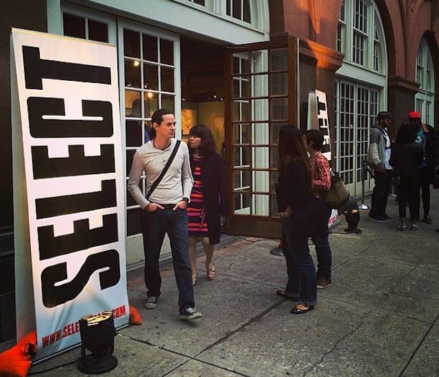 The entrance to the 2014 Select Art Fair (photo via Hyperallergic/Instagram)