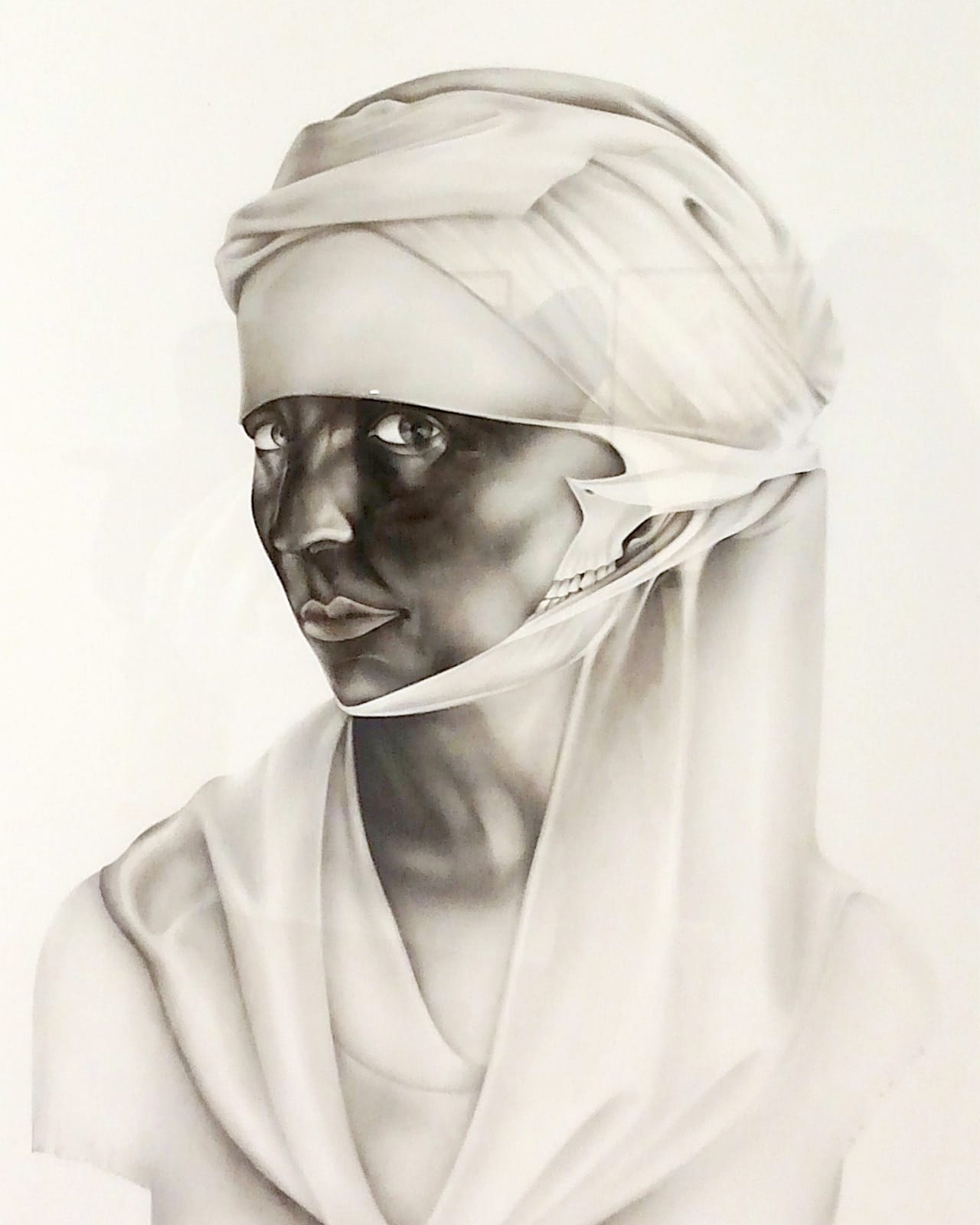 Detail of Taravat Talepasand, "Sanctioned II" (2014)