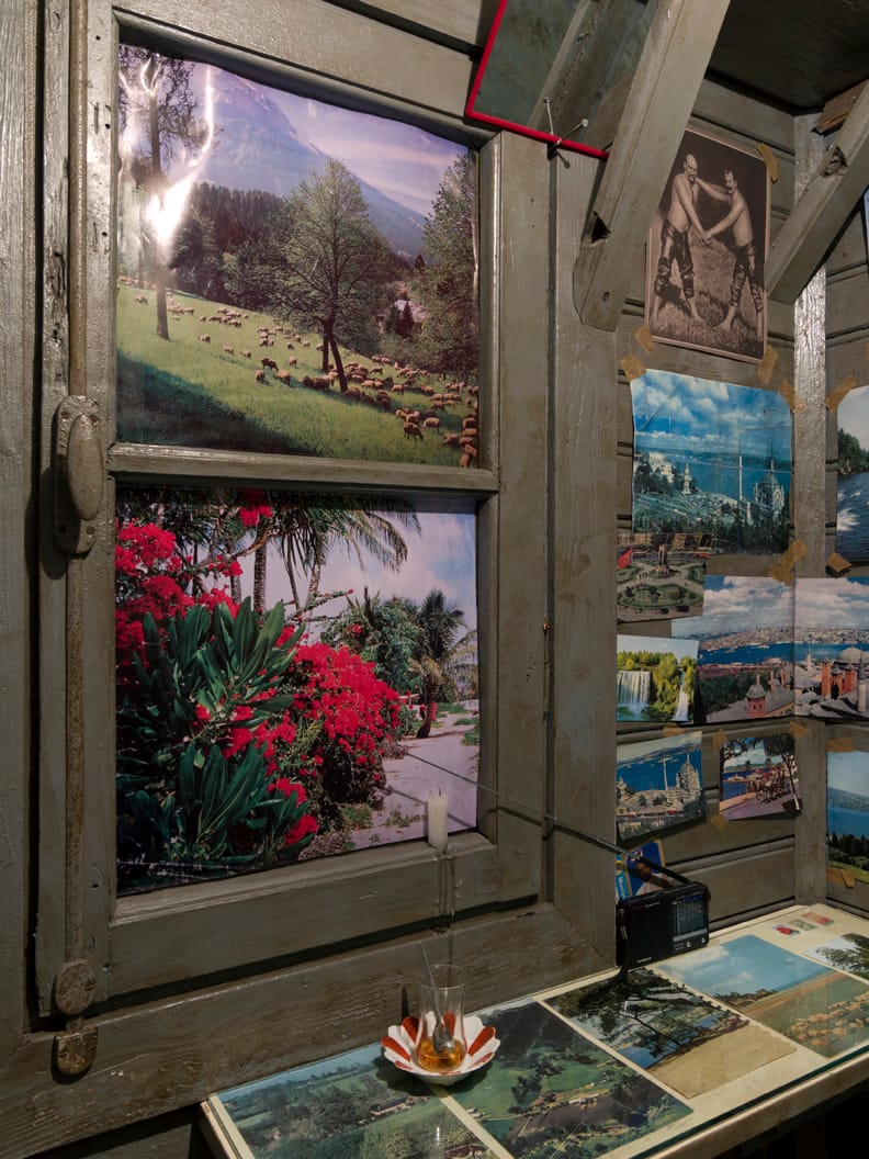 Hale Tenger, “We didn't go outside; we were always on the outside/ We didn't go inside; we were always on the inside” (1995/2015) (click to enlarge)