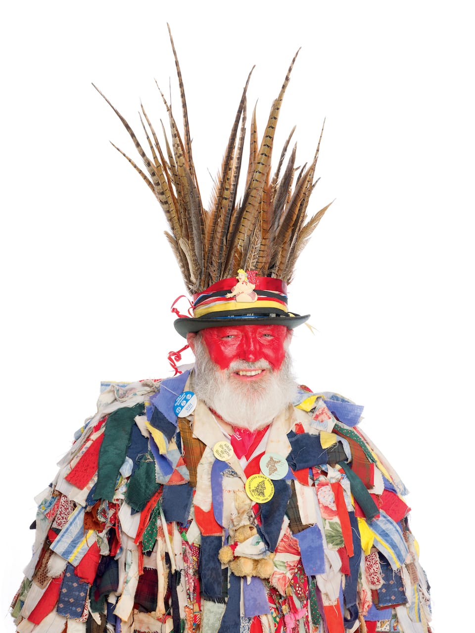 Paul Whiting, Red Leicester Morris, Whittlesea Straw Bear Festival, Whittlesey, Cambridgeshire. © 2015 Henry Bourne